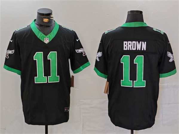 Men's Philadelphia Eagles #11 A. J. Brown Black F.U.S.E. Vapor Untouchable Stitched Jersey,We sell and wholesale Men's Philadelphia Eagles #11 A. J. Brown Black F.U.S.E. Vapor Untouchable Stitched Jersey on line form chian!